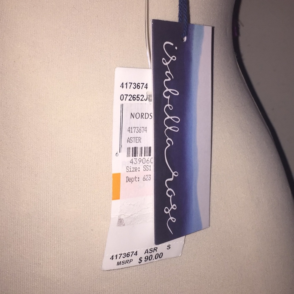 NWT Isabella Rose magenta knit bikini top size S - Picture 3 of 8